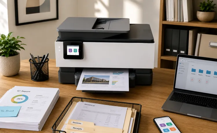 Why the OfficeJet 9122e All-in-One Printer Simplifies Document Management