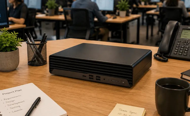 How the Elite SFF 800 G9 Desktop PC Supports Modern Workspace Performance