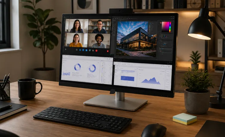 How the EliteStudio 8 All-in-One G1i 23.8 inch Desktop AI PC Supports Modern Digital Workflows